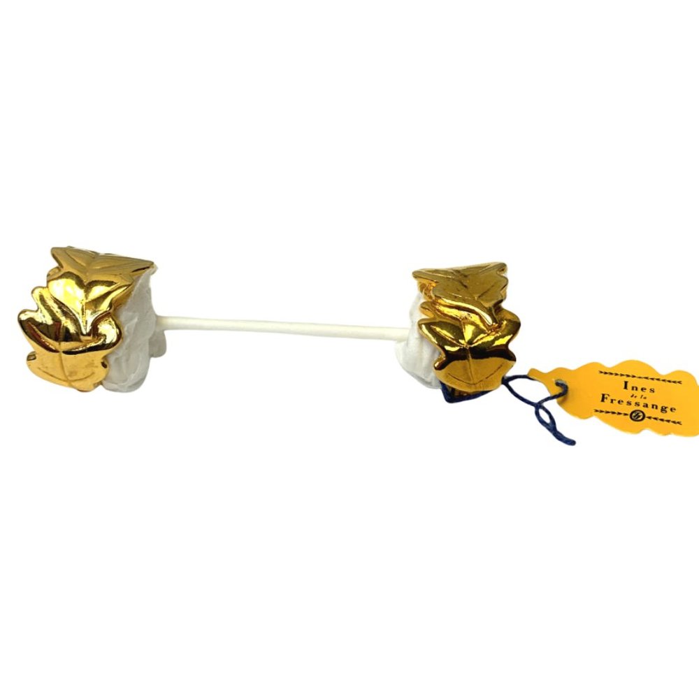 Ines de la Fressange Gold Leaves Earrings